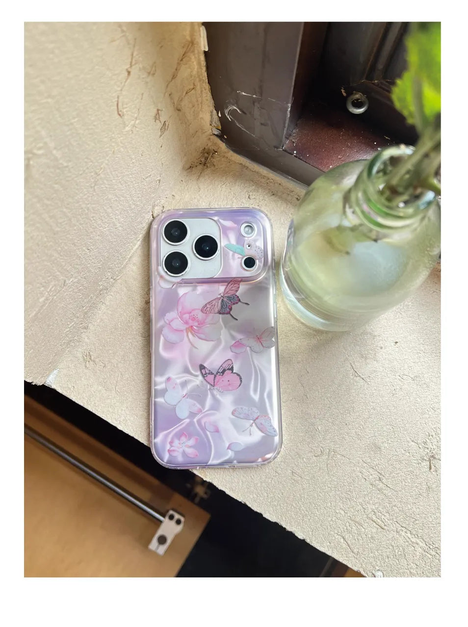 Ethereal Butterfly & Floral Phone Case-YSH020IMD