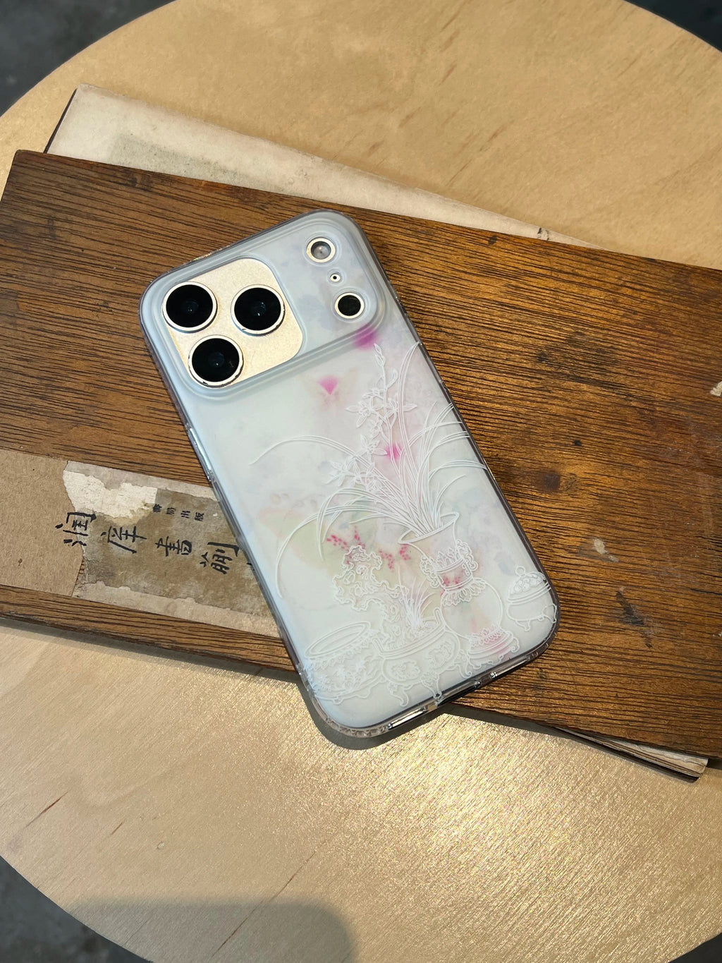 Porcelain & Floral Line Art Phone Case-YSH023IMD