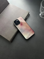 Abstract Watercolor Twilight Tempered Glass Phone Case-MH