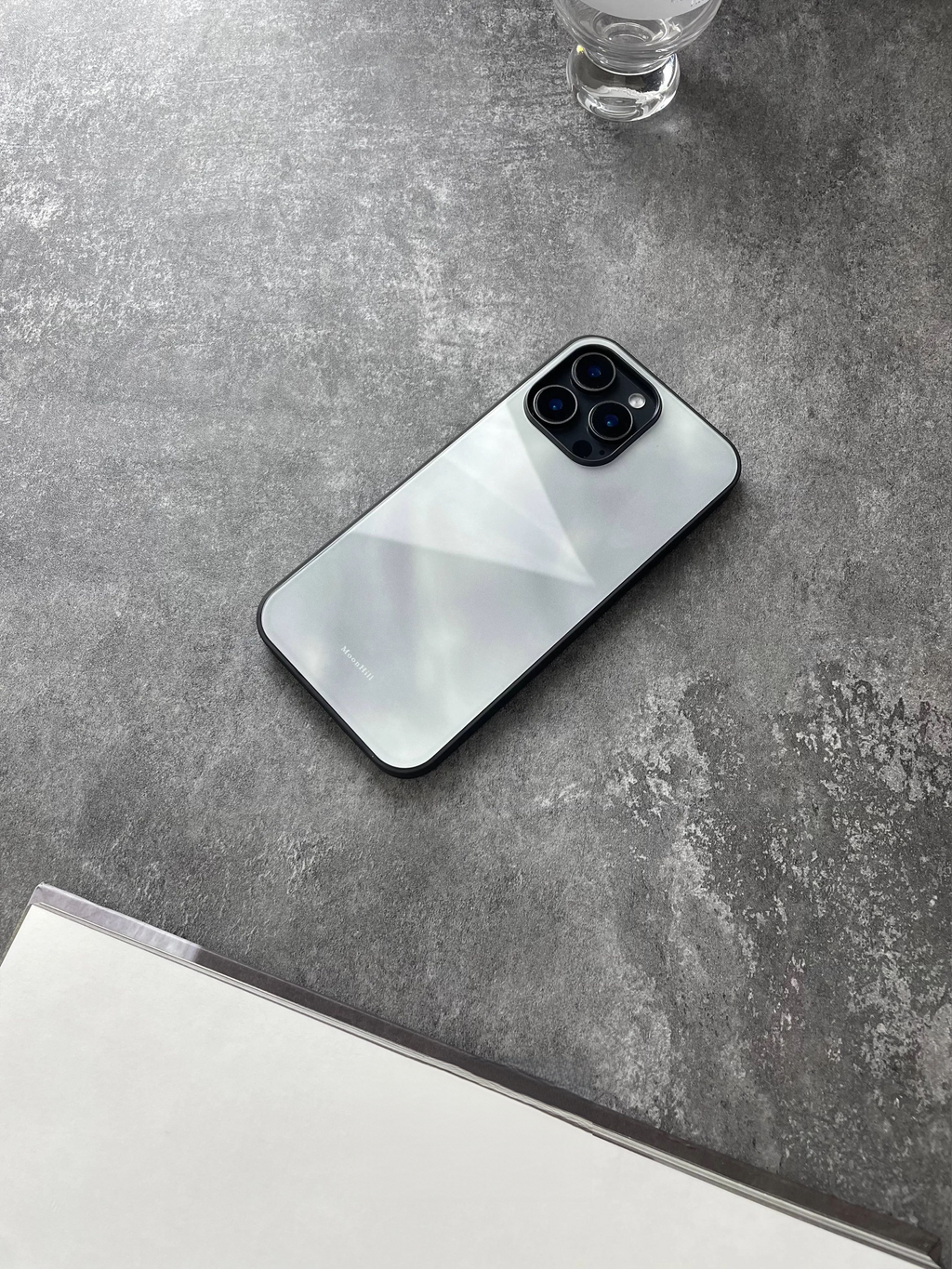 Luxe Ethereal Cloud Tempered Glass Phone Case-MH