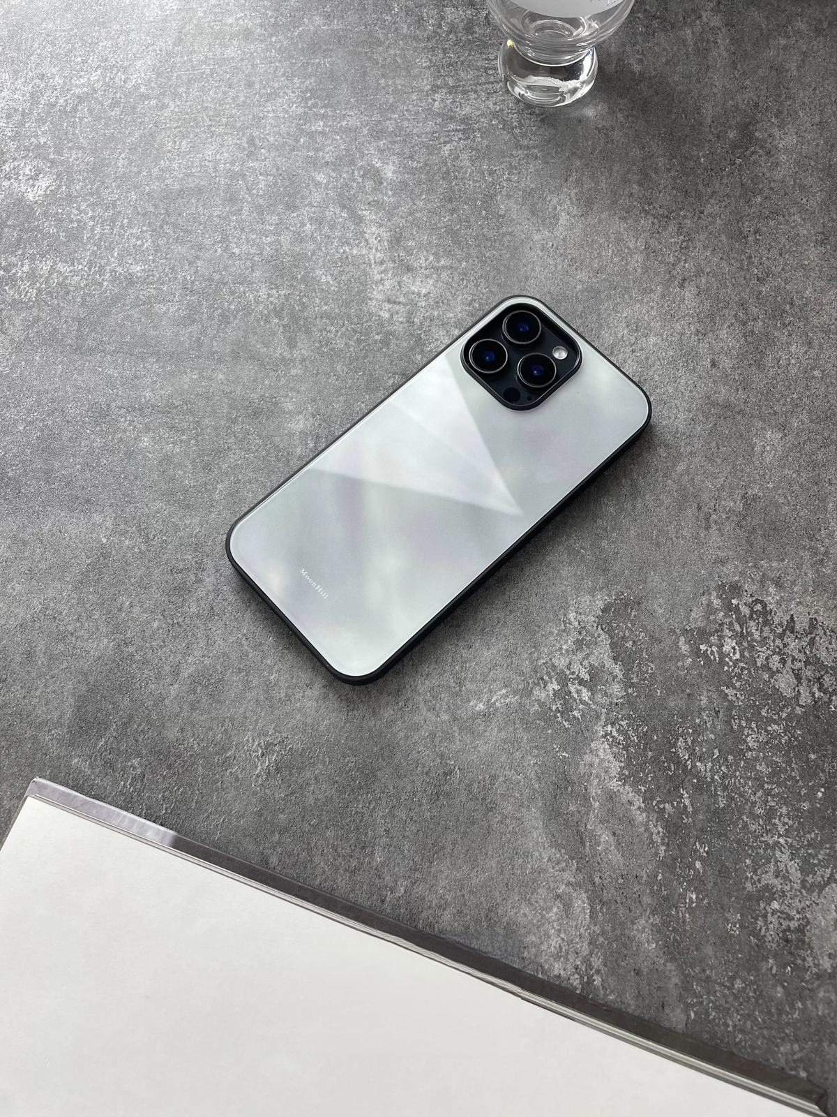 Luxe Ethereal Cloud Tempered Glass Phone Case-MH