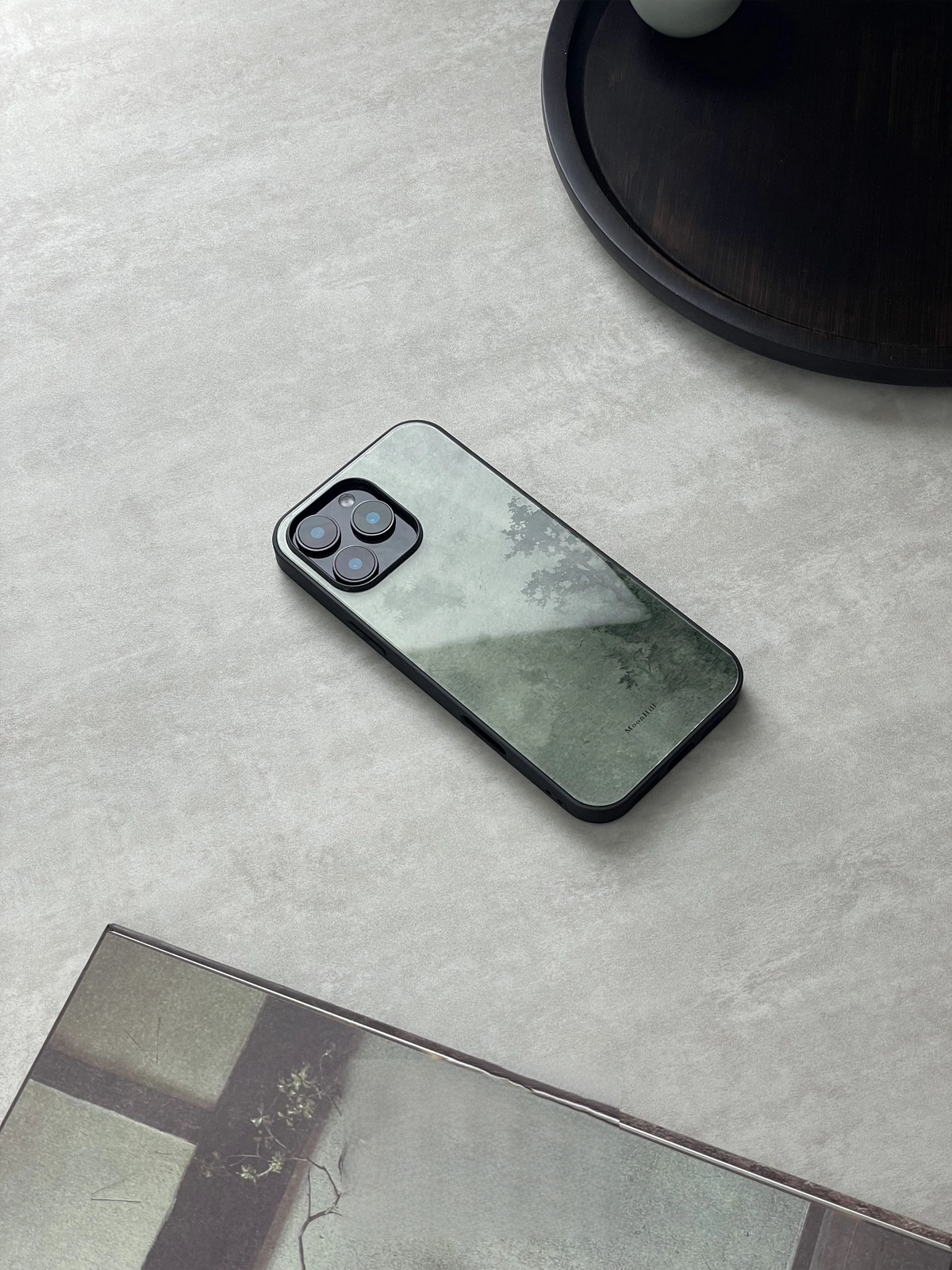 Pine Slumber Zen Aesthetics Tempered Glass Phone Case-MH