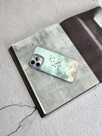 Artistic Metallic Luster Flying Birds Phone Case Chinoiserie IMD-SSL