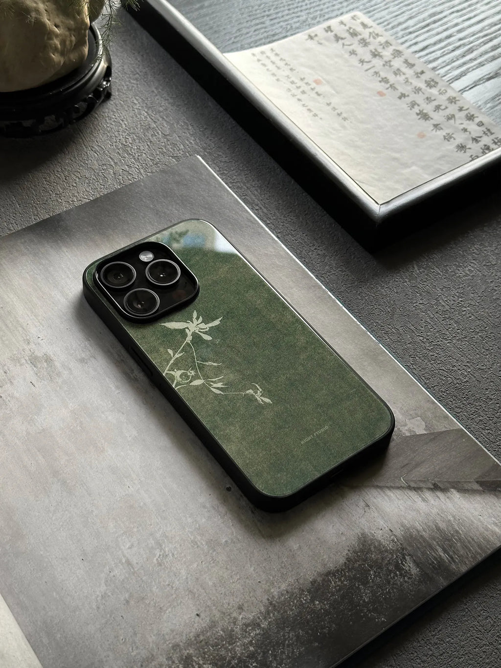 Cyanotype Floral Phone Case-NS038G