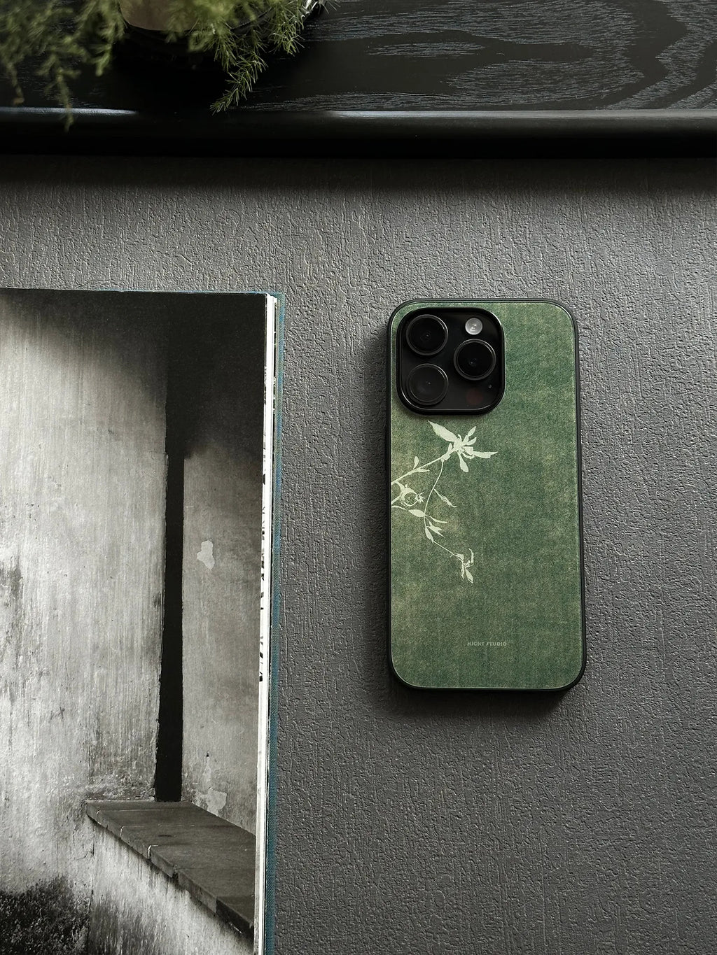 Cyanotype Floral Phone Case-NS038G