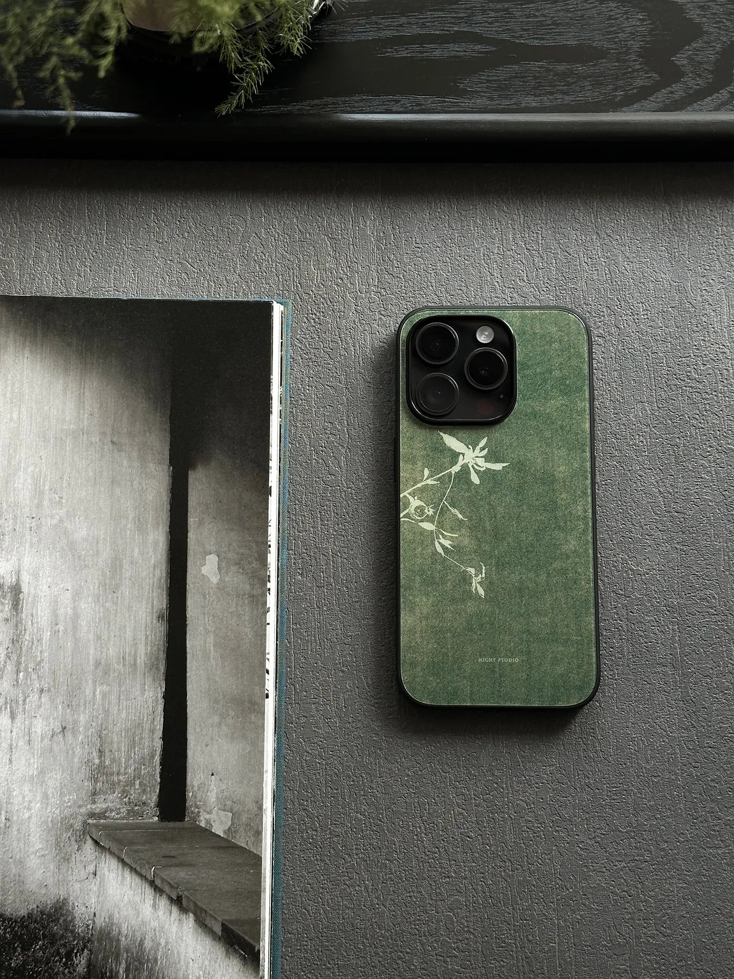 Cyanotype Floral Phone Case-NS038G