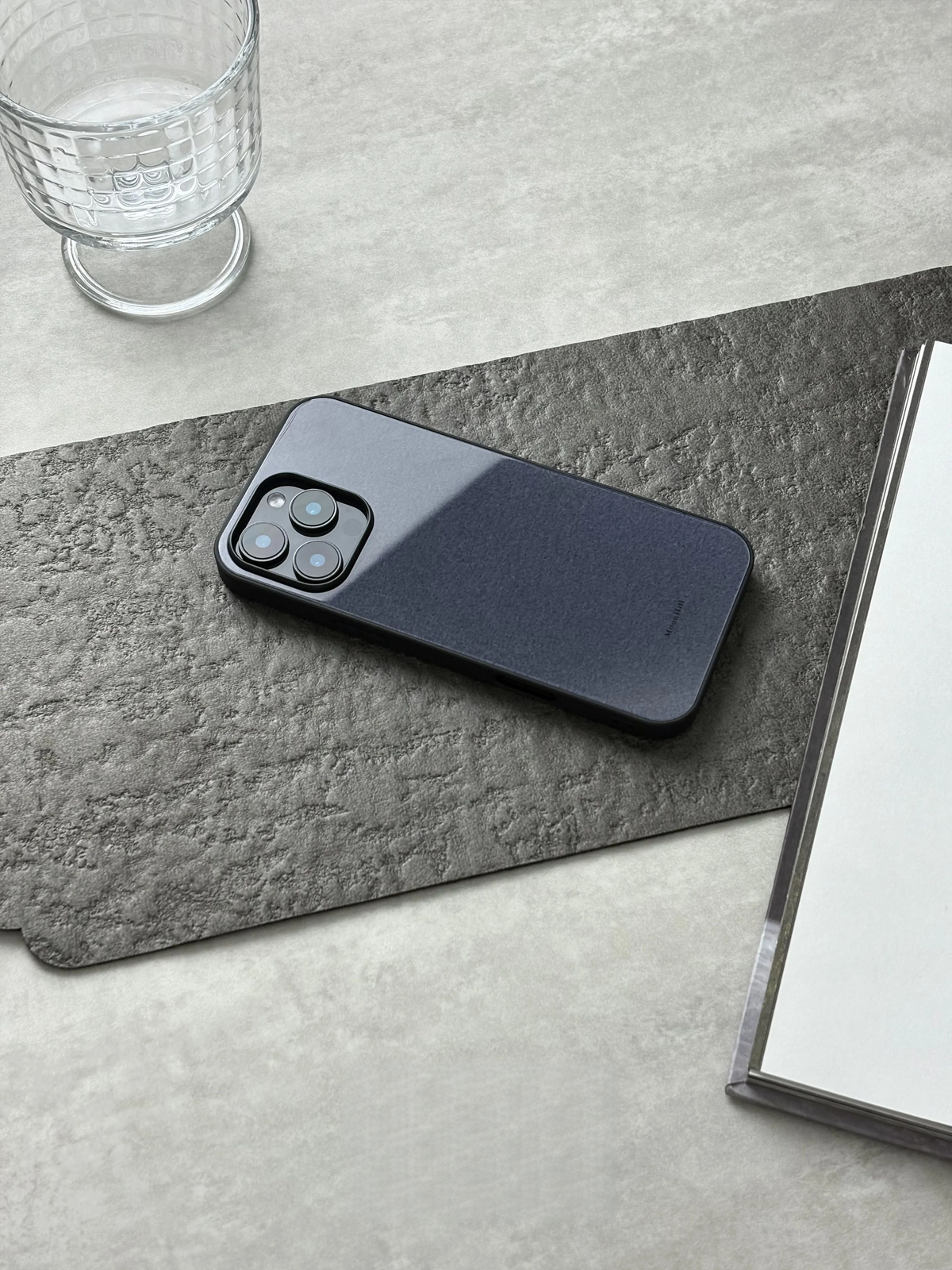 Midnight Lacquer Aesthetic Tempered Glass Phone Case-MH