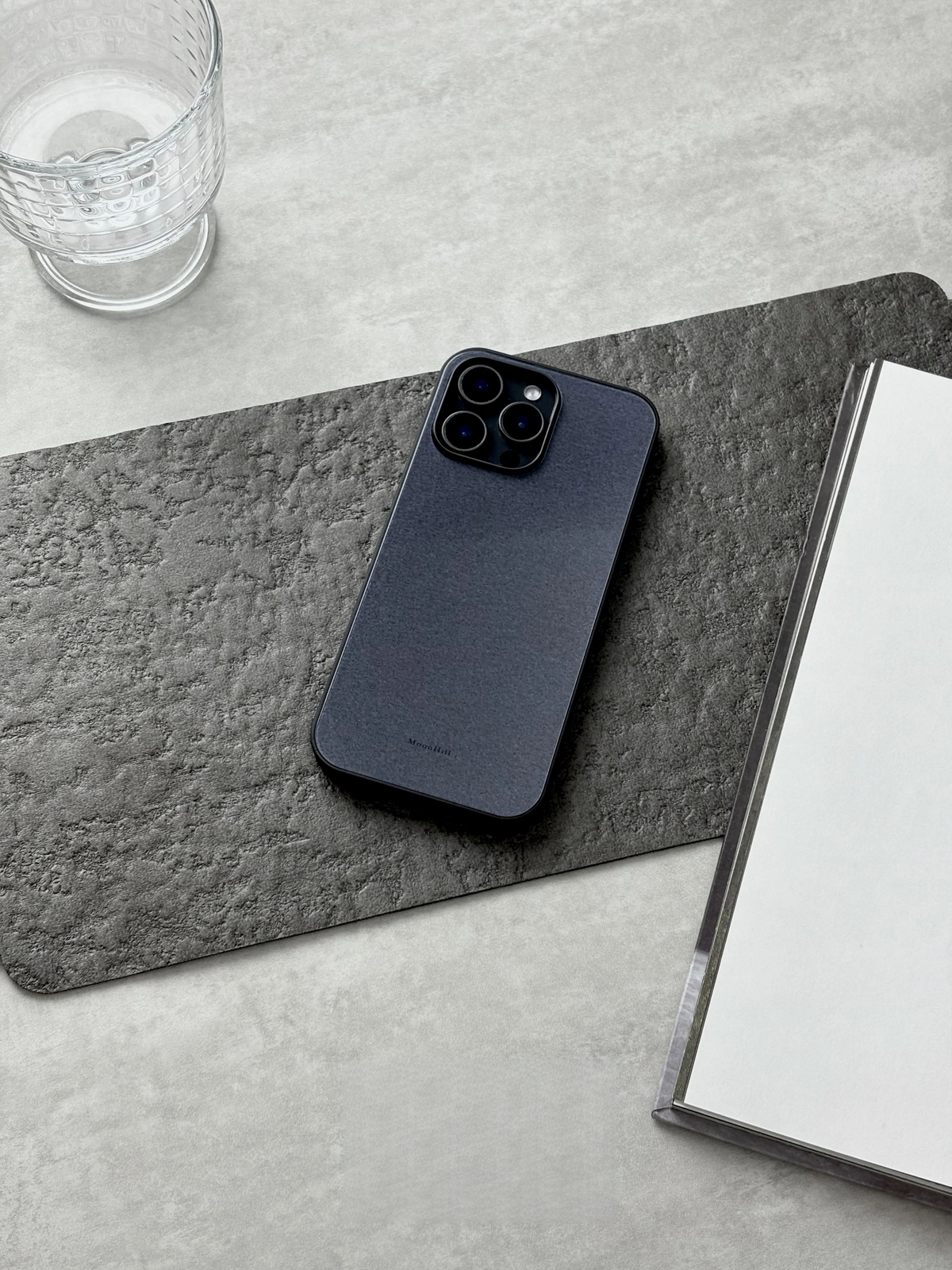 Midnight Lacquer Aesthetic Tempered Glass Phone Case-MH