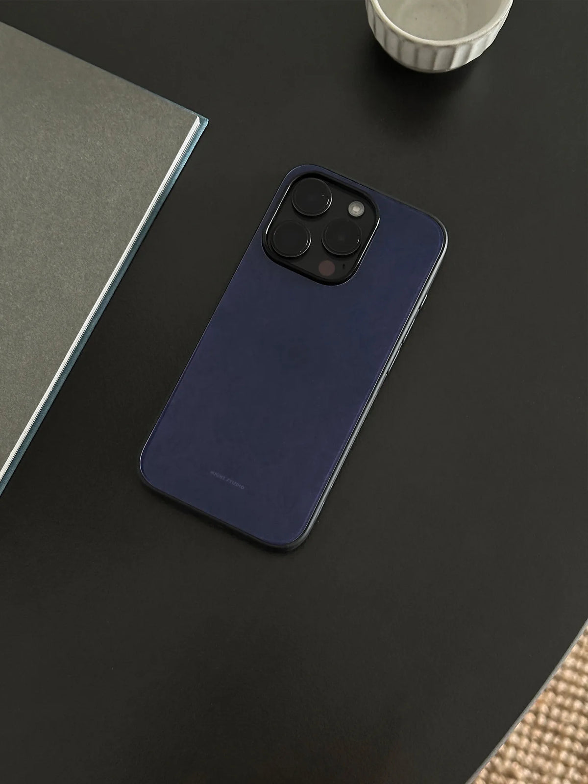 Deep Navy Damask Phone Case-NS025G