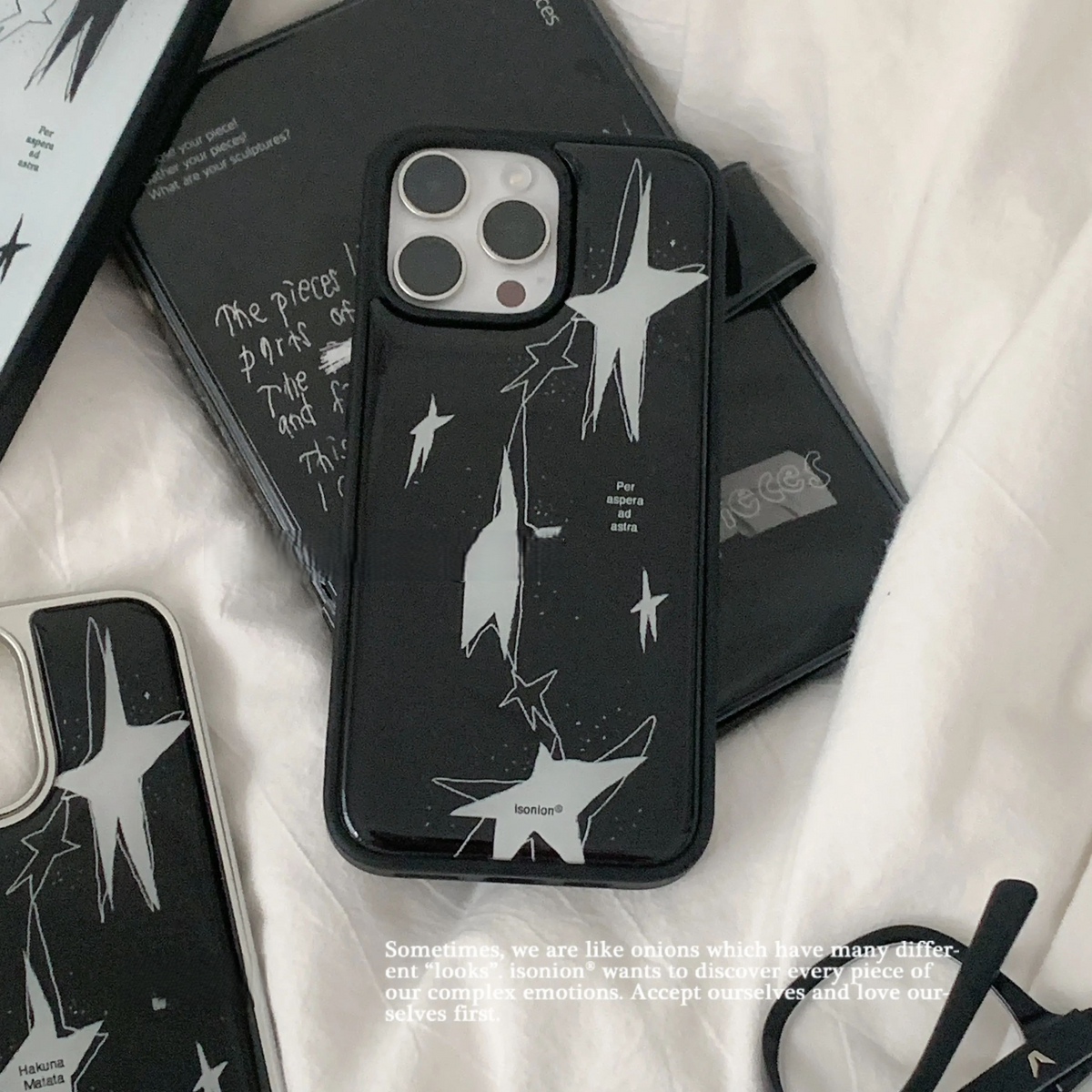 Y2K Star Mirror & Epoxy Resin Aesthetic Phone Case - BYY