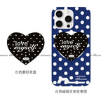 Aesthetic Blue Polka Dot Phone Case with Slot or MagSafe SB-IML