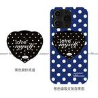 Aesthetic Blue Polka Dot Phone Case with Slot or MagSafe SB-IML