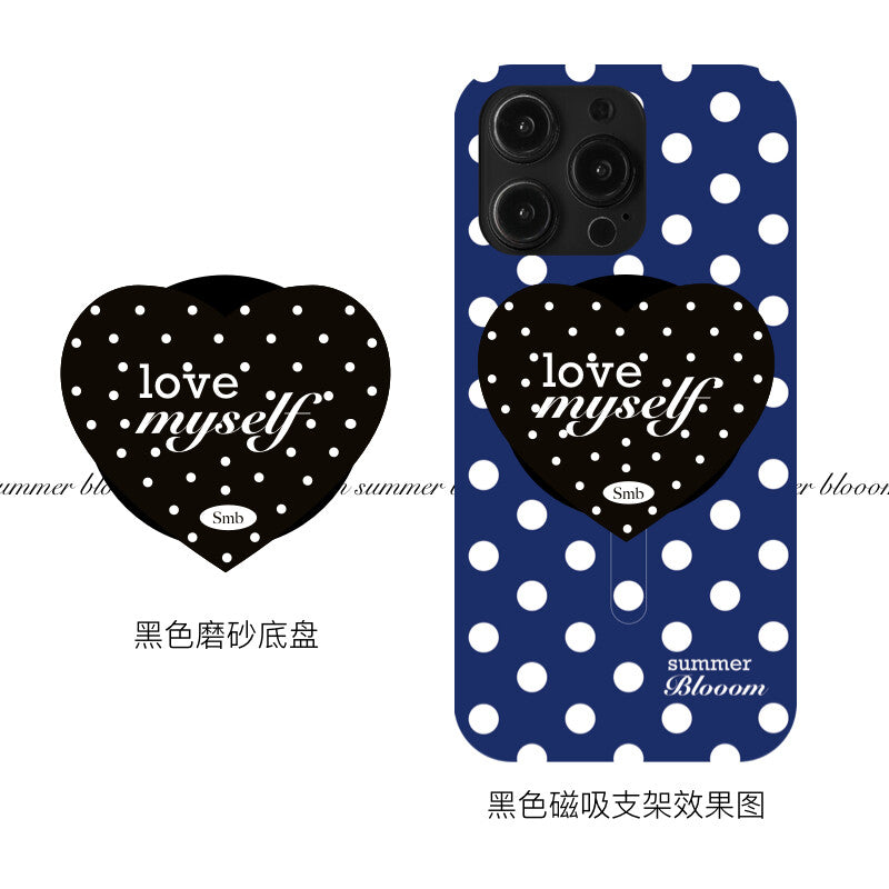 Aesthetic Blue Polka Dot Phone Case with Slot or MagSafe SB-IML