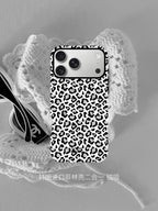 Luxury Leopard Print Phone Case - 2-in-1 Double Layer SB-IML MagSafe