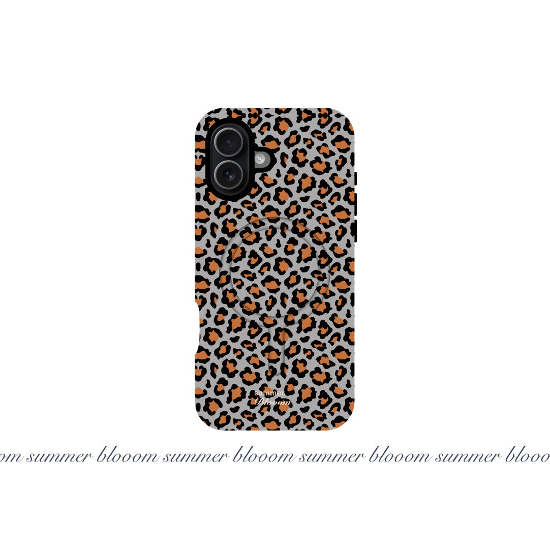 Luxury Leopard Print Phone Case - 2-in-1 Double Layer SB-IML MagSafe