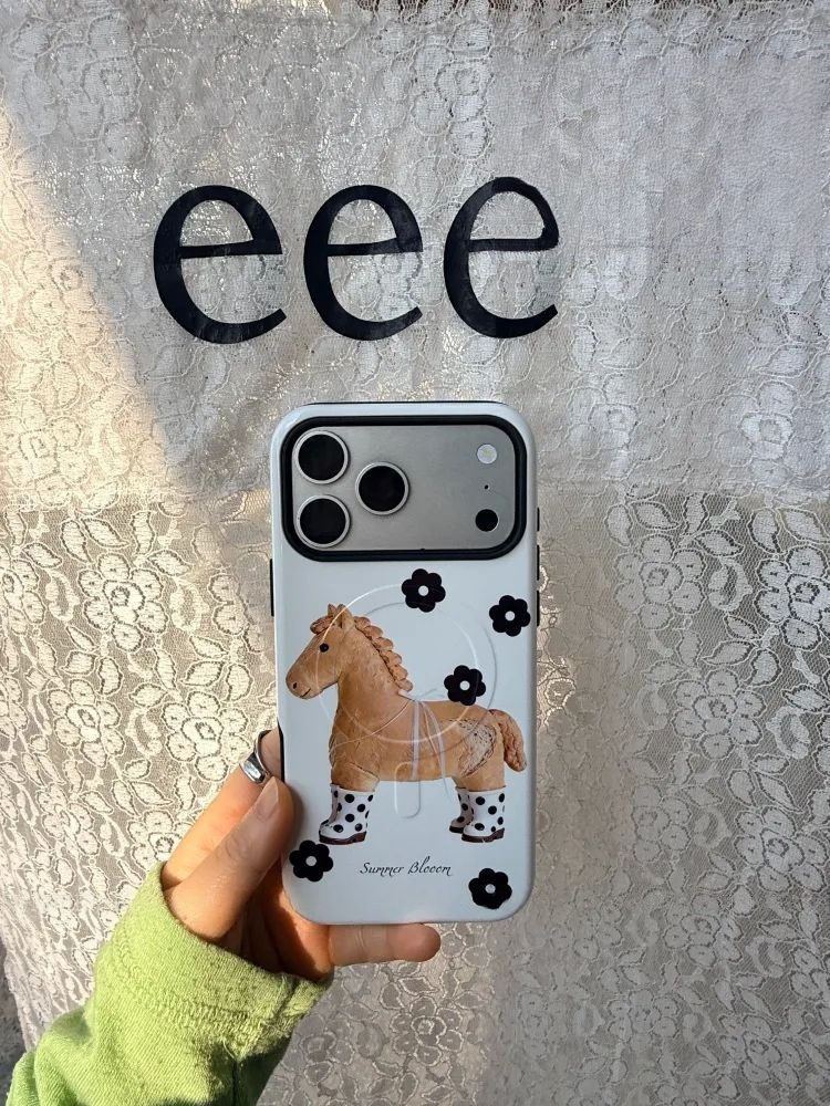 Boots Horse Dual/Single-Layer Phone Case-SB-IML MagSafe
