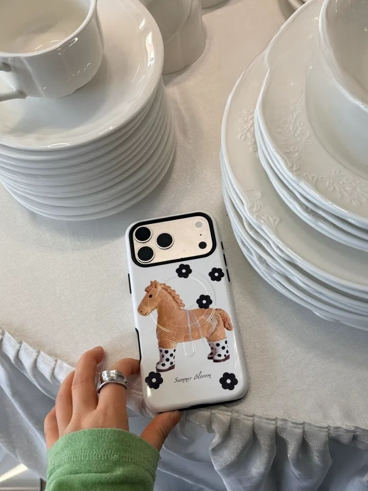 Boots Horse Dual/Single-Layer Phone Case-SB-IML MagSafe