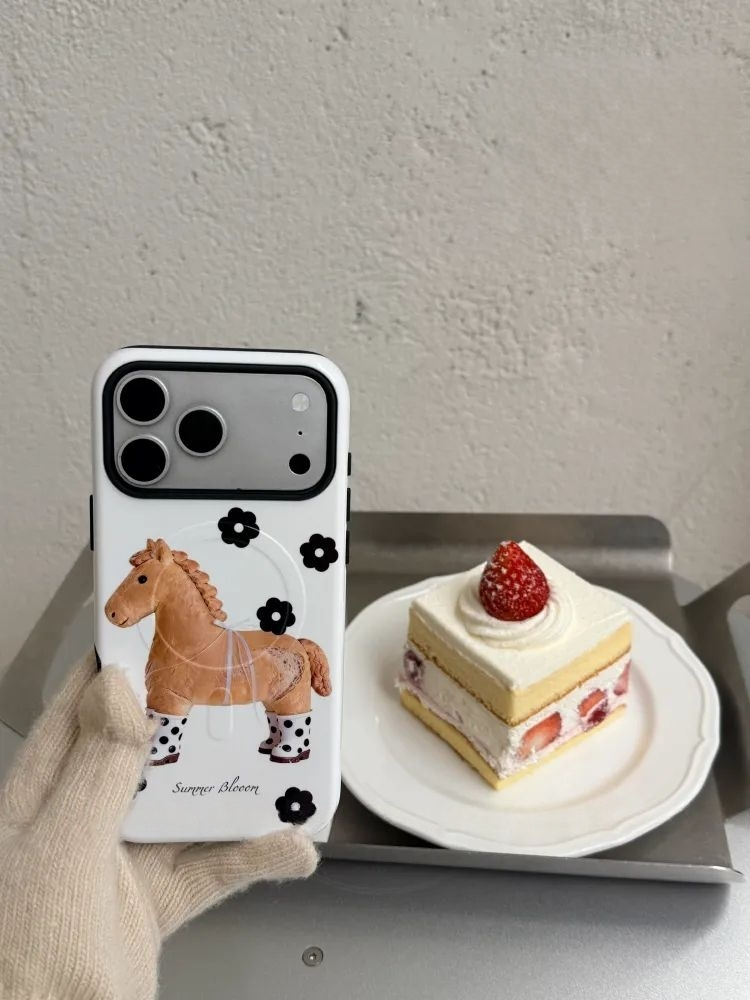 Boots Horse Dual/Single-Layer Phone Case-SB-IML MagSafe