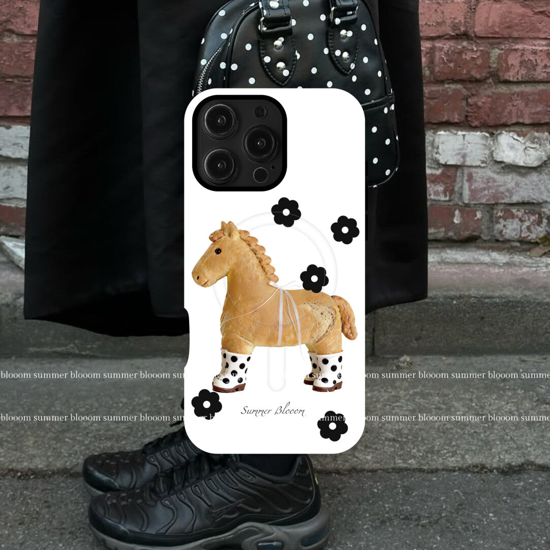 Boots Horse Dual/Single-Layer Phone Case-SB-IML MagSafe