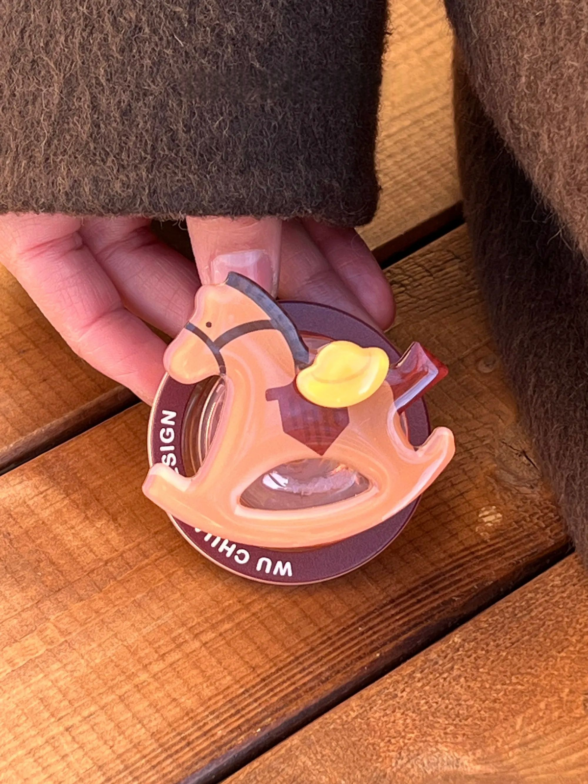 Rotating Pony Magnetic Phone Gip Stand