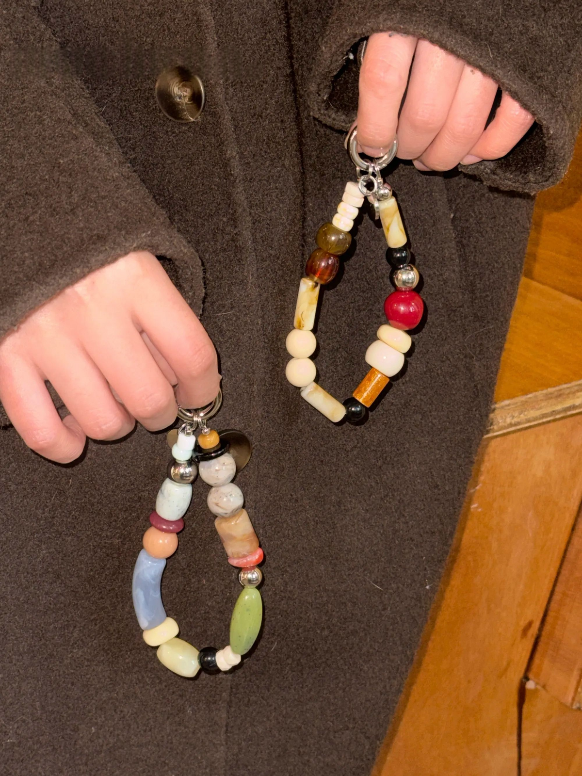 Handcrafted Beaded Phone Charm with a Premium Aesthetic