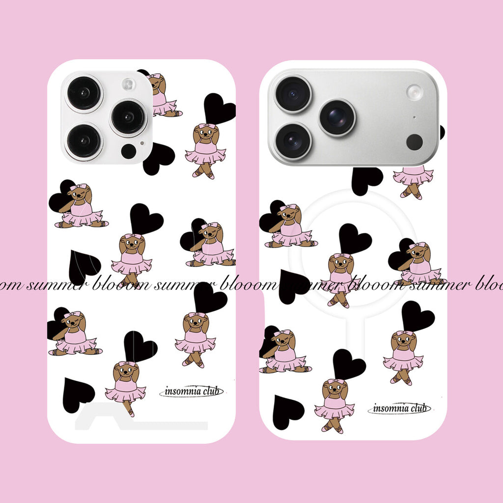 Line Art Poodle & Dancing Bear Phone Case SB-IML MagSafe
