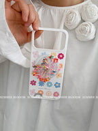 Artistic Spring Floral Phone Case with Slot&MagSafe - SB-IML