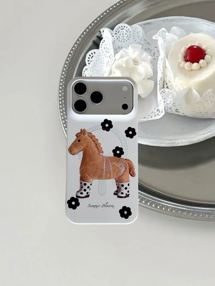 Boots Horse Dual/Single-Layer Phone Case-SB-IML MagSafe