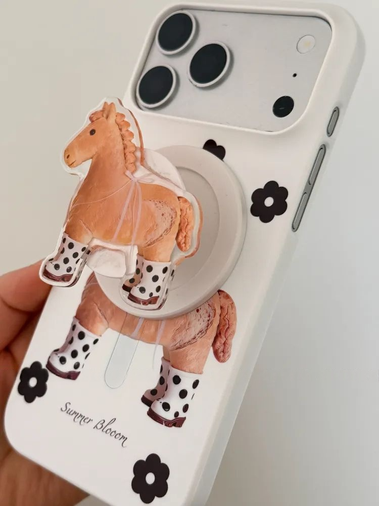 Boots Horse Dual/Single-Layer Phone Case-SB-IML MagSafe
