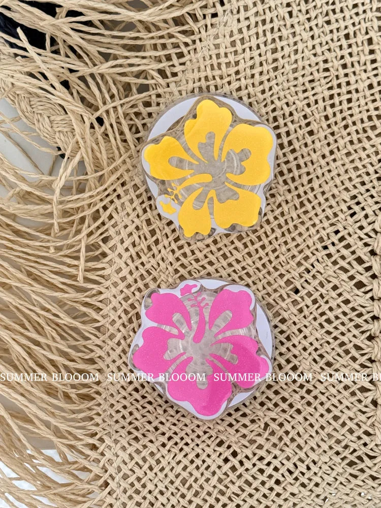 Tropical Floral & Polka Dot Phone Case Single Layer SB-IML-MagSafe