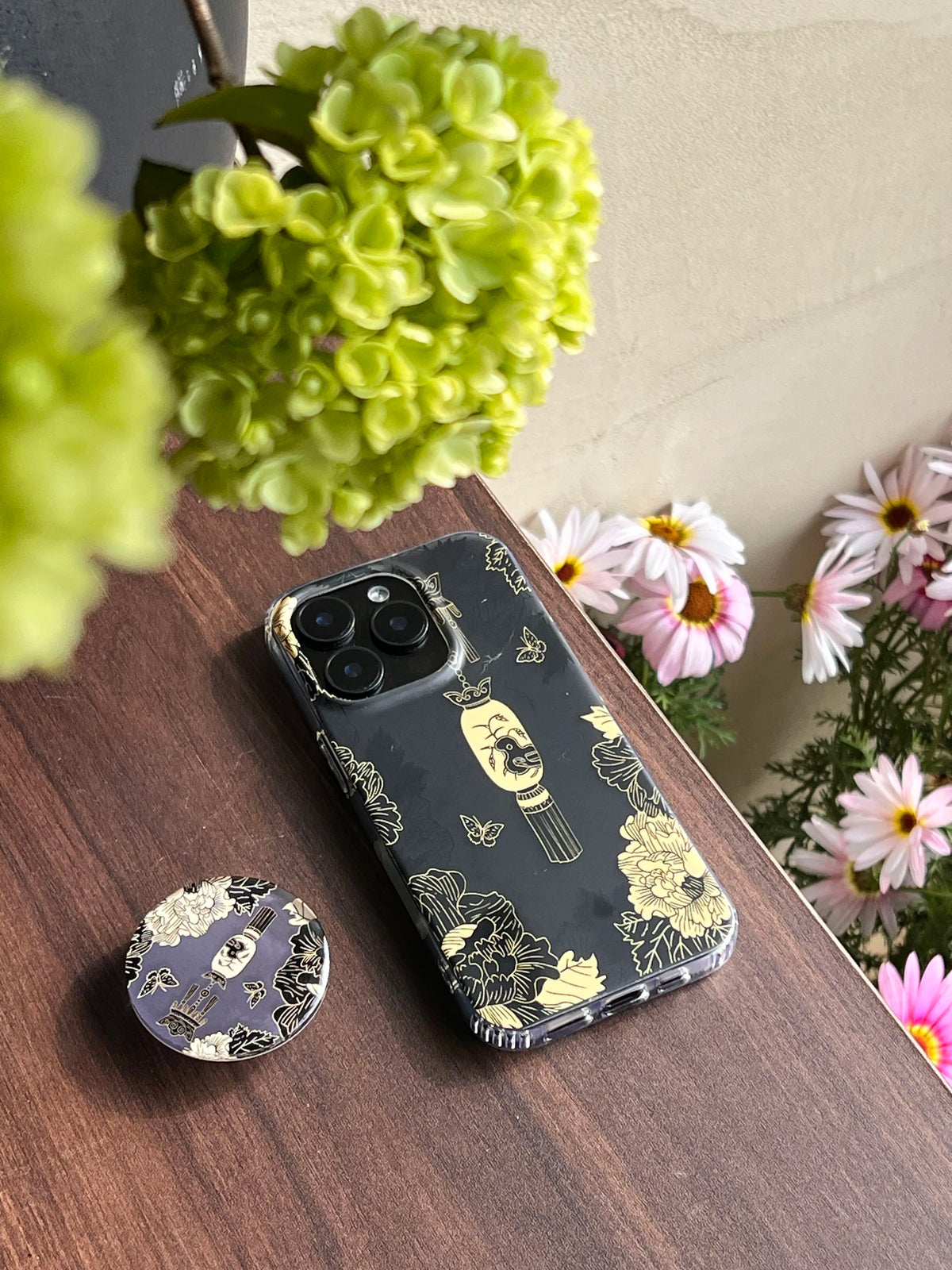 Chinoiserie Flower/Butterfly/Lantern IMD Phone Case-YSH