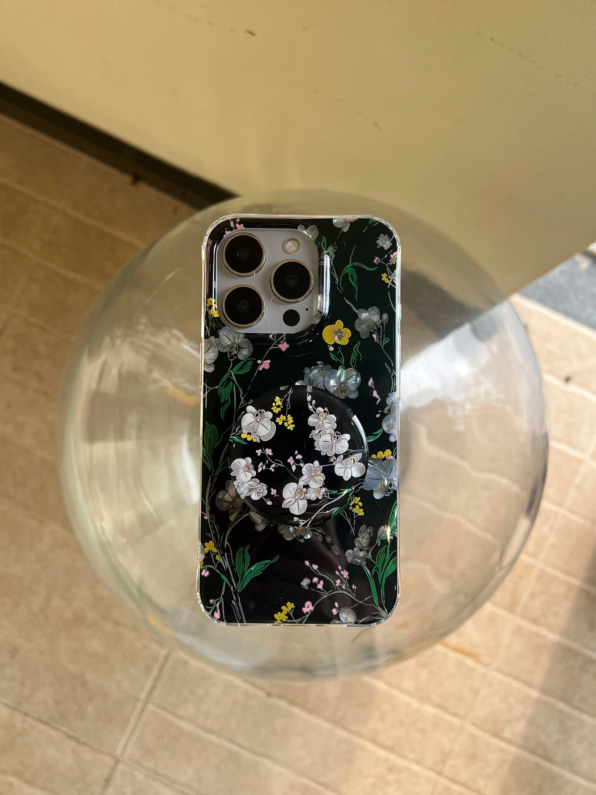 Elegant Orchid Bloom Glossy IMD Phone Case-YSH