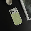 New Chinese Style Emerald Green Tempered Glass Phone Case-NS