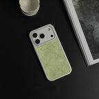 New Chinese Style Emerald Green Tempered Glass Phone Case-NS