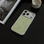 Grass Blade Texture Tempered Glass Phone Case-NS