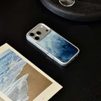 Luxury Wind and Wave Tempered Glass Phone Case-CHO