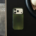 Chinoiserie Moss Green Tempered Glass Phone Case-CHO