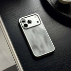 Luxury Moon White Ink Wash Glass Phone Case-CHO