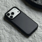 Minimalist Armor Series Matte Black Phone Case-CHO