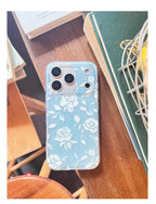 Vintage French White Rose IMD Phone Case-YSH