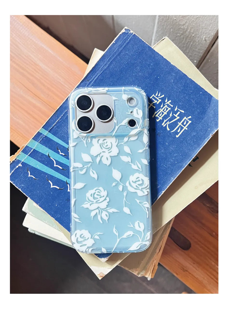 Vintage French White Rose IMD Phone Case-YSH