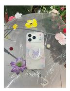 Soft Floral & Purple Butterfly IMD Phone Case-YSH