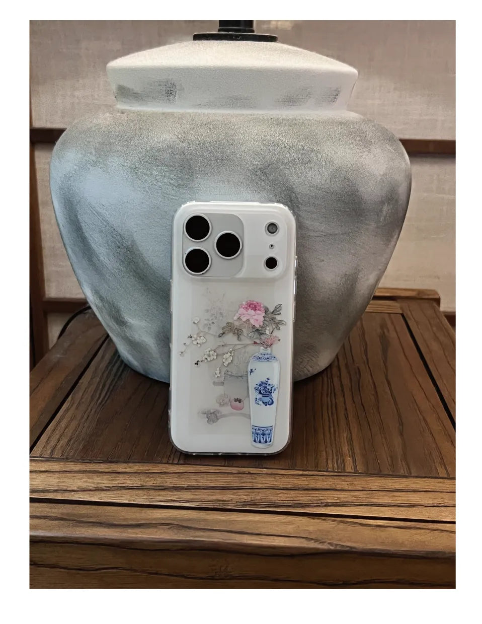 Porcelain Vase & Flower IMD Phone Case-YSH
