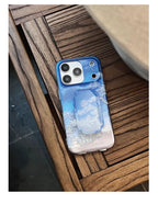Artistic Moon in Blue Night Gradient IMD Phone Case-YSH