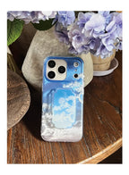 Artistic Moon in Blue Night Gradient IMD Phone Case-YSH
