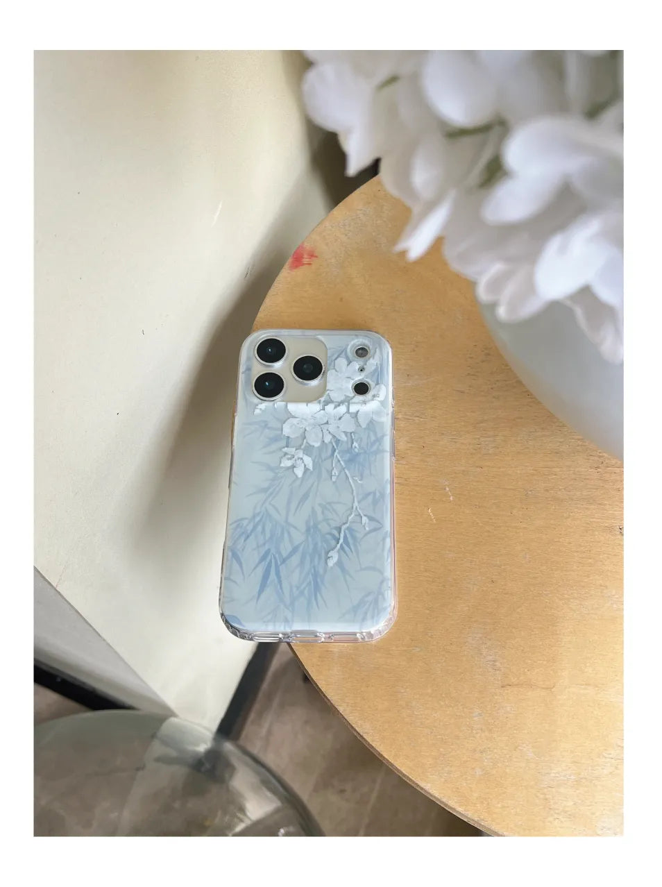Minimalist Ink Bamboo & Floral Phone Case-YSH002IMD