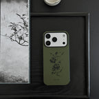 Ink Flower Green Phone Case-NS003AC