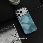 Cyan Shadow Phone Case-NS001G