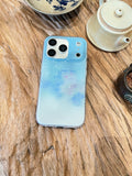Abstract Floral Print Phone Case-YSH008IMD