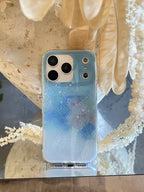 Abstract Floral Print Phone Case-YSH008IMD
